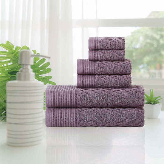 Purple discount towel sets